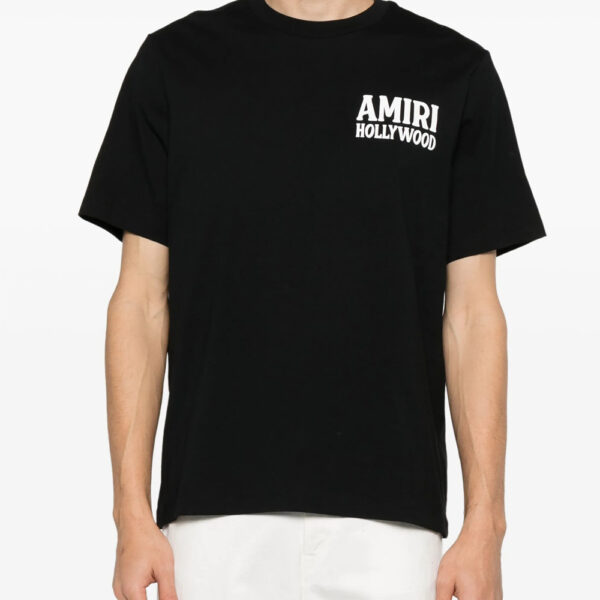 Amiri Mens Jazz Wolf T-Shirt in Black Cotton - Size 2XL
