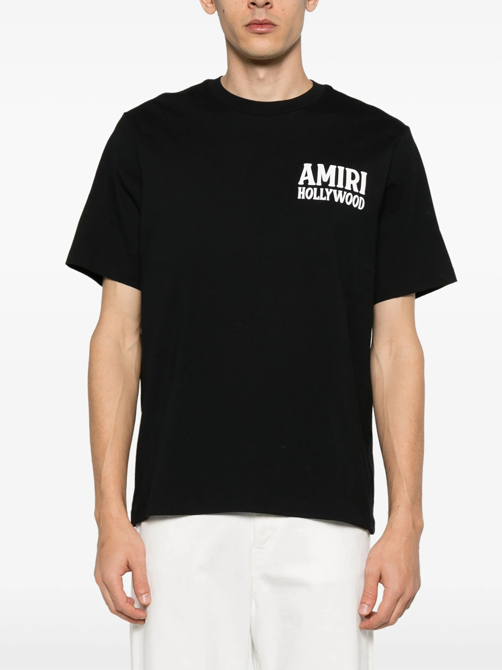 Amiri Mens Jazz Wolf T-Shirt in Black Cotton - Size 2XL