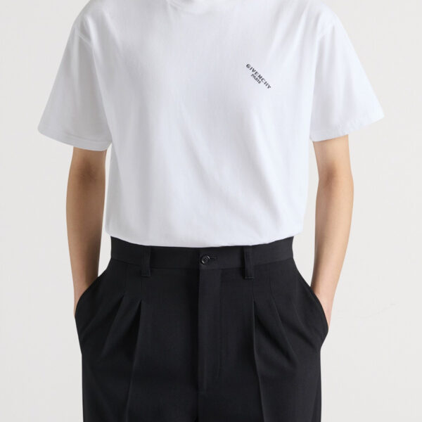 Givenchy Mens Shadow Print T-Shirt in White Cotton - Size X-Large