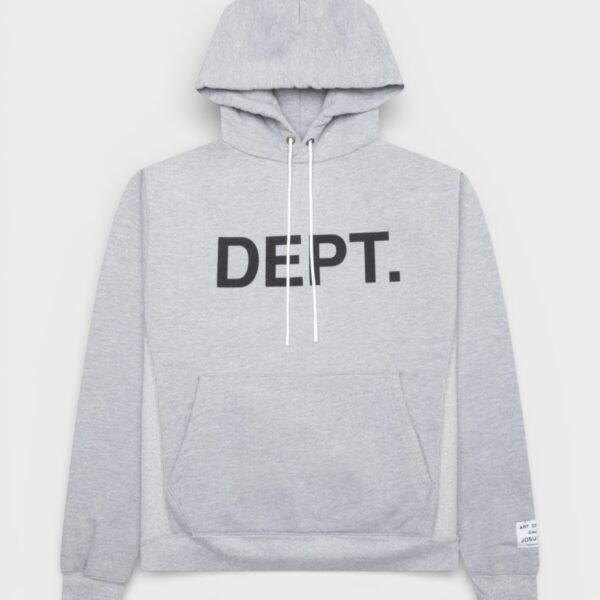 Gallery Dept . P/O Hoodie - Mens Heather Grey Polycotton - Size 2XL