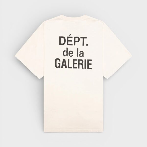 Gallery Dept Mens . Self Title Archival T-Shirt White Tailored Fit Cotton - Size X-Large