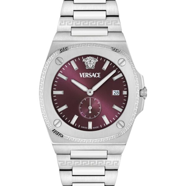 Versace Tolomeo Mens Silver Watch VE0V00125 Stainless Steel - One Size