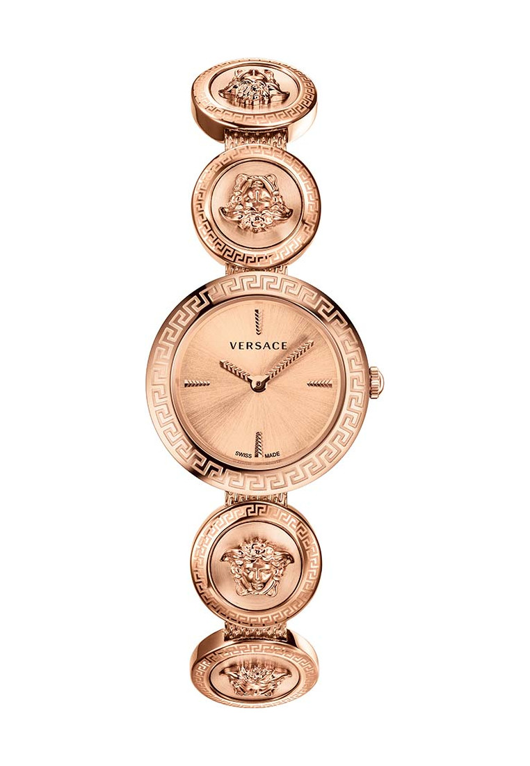 Versace Womens VERF00918 Ladies Medusa Stud Icon Watch - Rose Gold - One Size