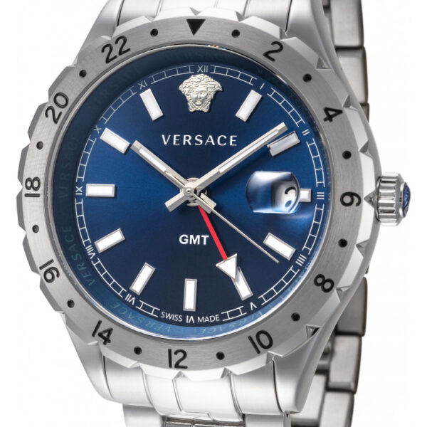 Versace V11010015 Mens Hellenyium Watch - Silver - One Size