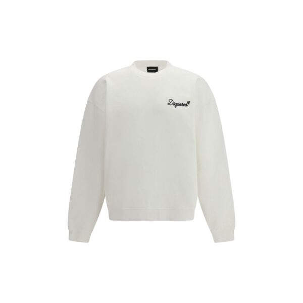 Dsquared2 Mens Single-breasted Wool-blend Blazer - White Cotton - Size X-Large