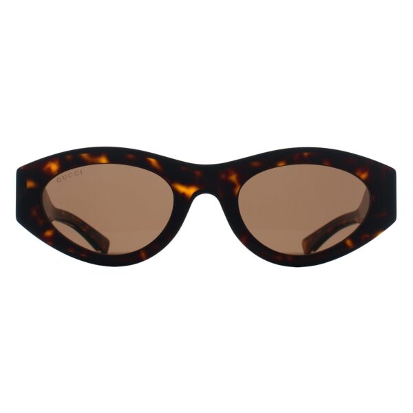 Gucci Oval Womens Havana Brown GG2065S - One Size