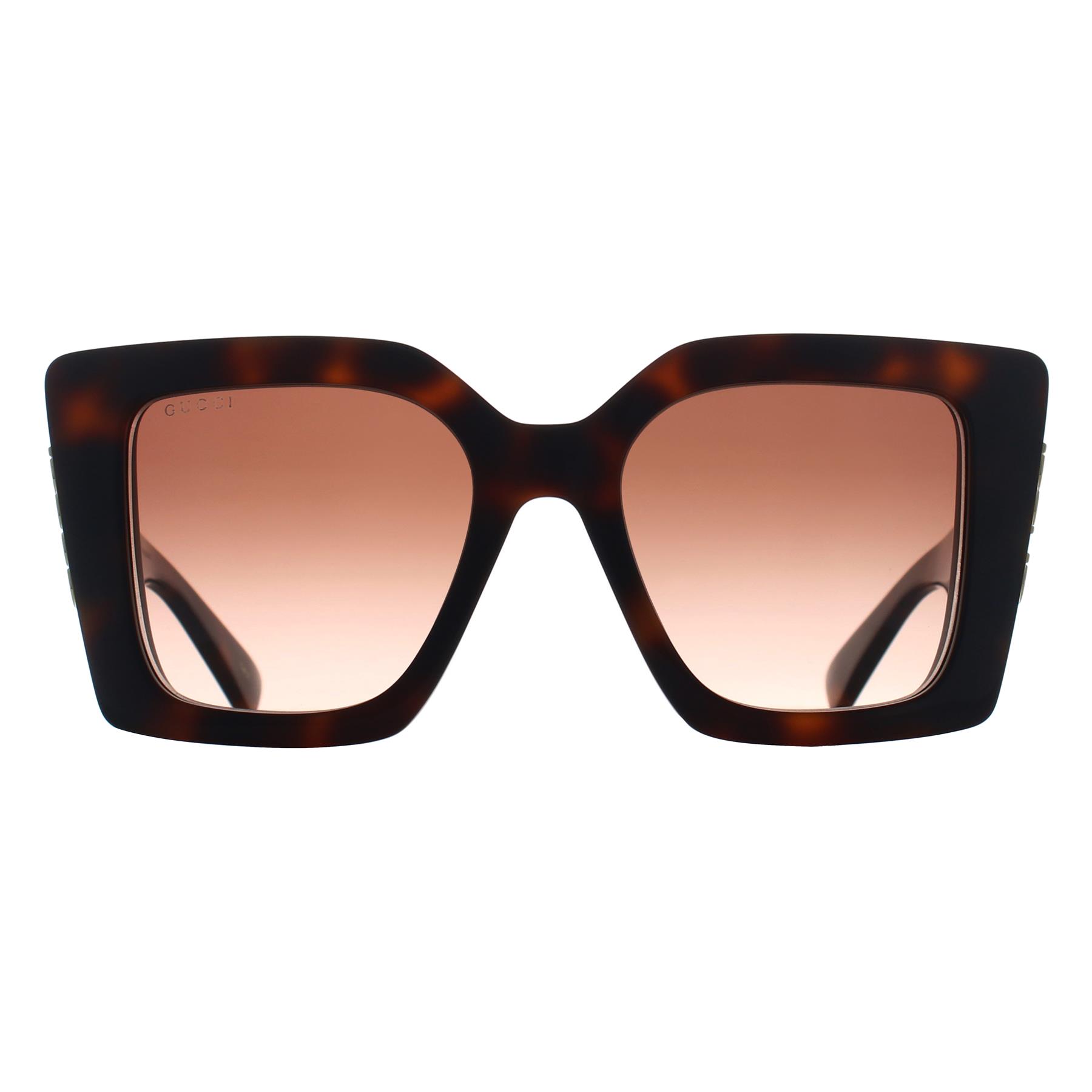 Gucci Butterfly Womens Havana Brown Gradient GG2039S - One Size