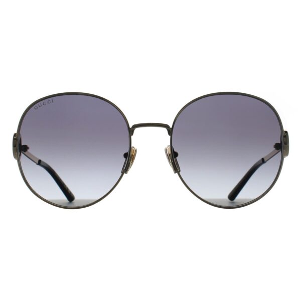 Gucci Round Womens Gold Grey GG2047S Metal - One Size