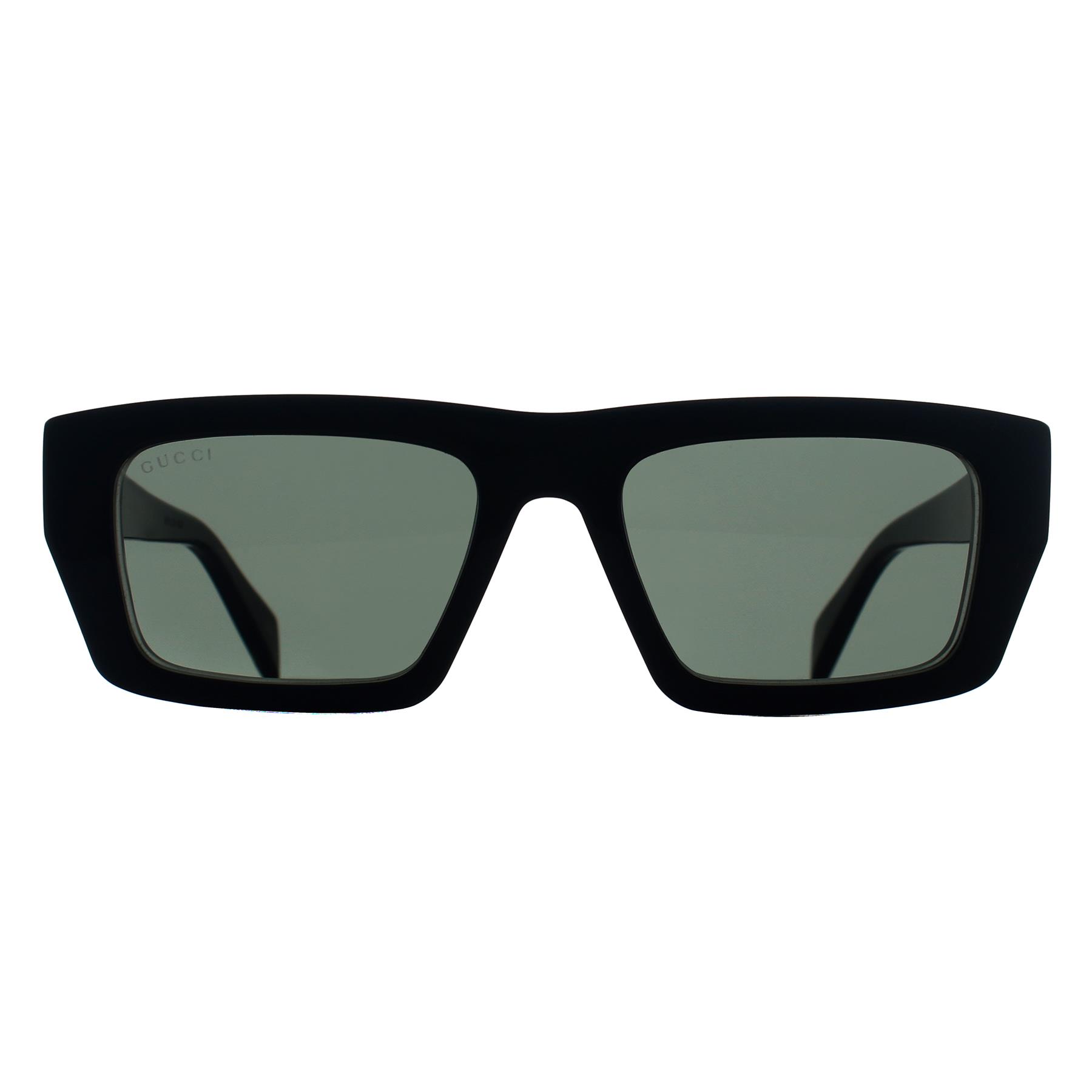 Gucci Square Mens Black Grey GG2020S - One Size