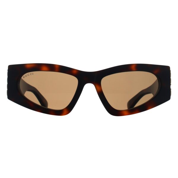 Gucci Rectangle Womens Havana Brown GG2040S - One Size