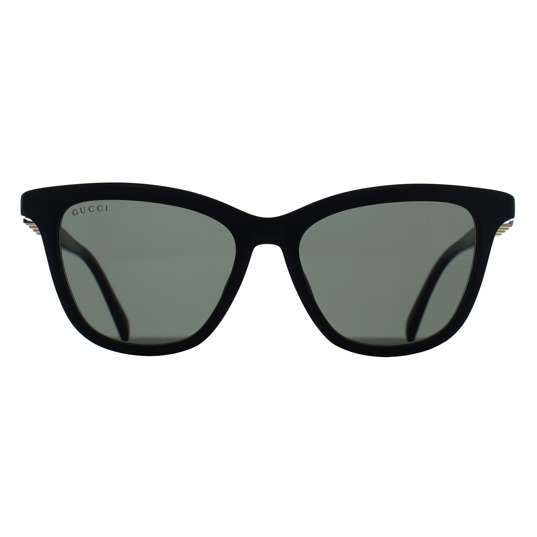 Gucci Cat Eye Womens Black Grey GG2032S - One Size