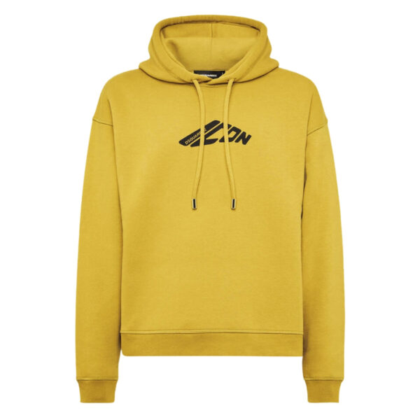 Dsquared2 Mens Icon New Generation Relax Fit Sweatshirt Sunflower - Yellow Cotton - Size Small