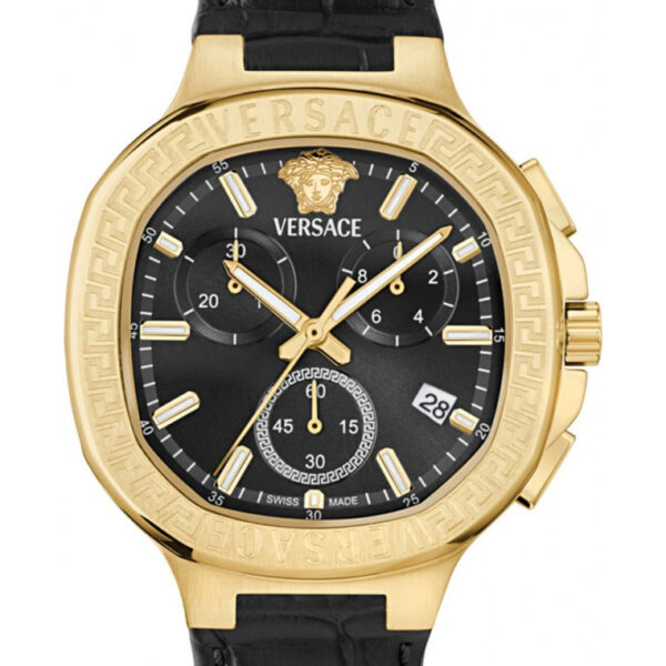 Versace Womens VEVCA0224 V Chrono Watch - Gold - One Size