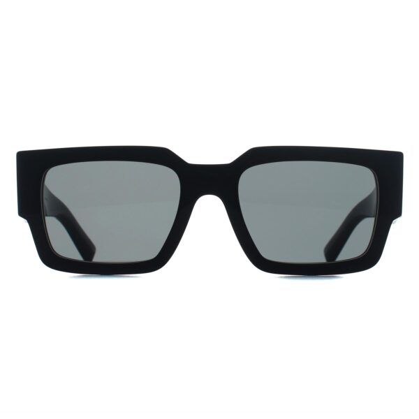 Prada Rectangle Mens Black/Talc Dark Grey PRB17S - One Size