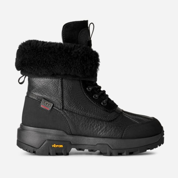 UGG® Adirondack Boot XXV in Black, Size 5, Leather/Polyester/Wool