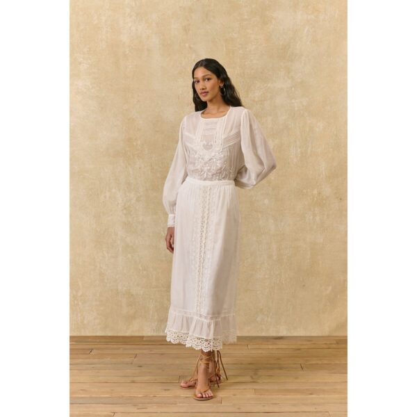Isore Embroidered Maxi Skirt