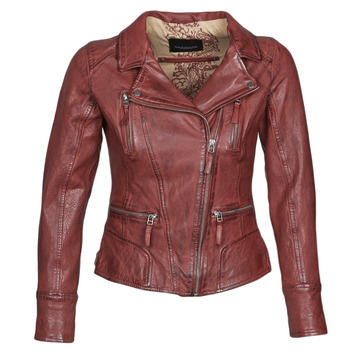Oakwood  CAMERA  women's Leather jacket in Red