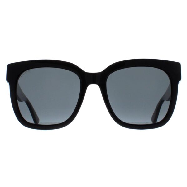 Gucci Square Womens Black Grey GG0034SN - One Size