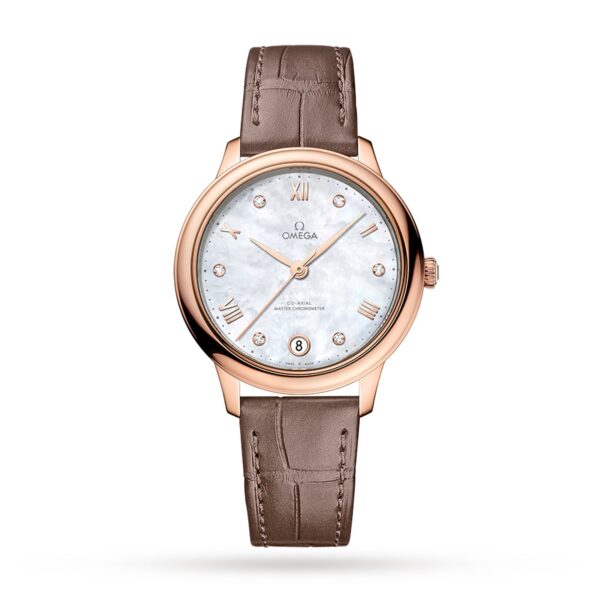 De Ville Prestige Co-Axial Master Chronometer 34mm Ladies Watch White