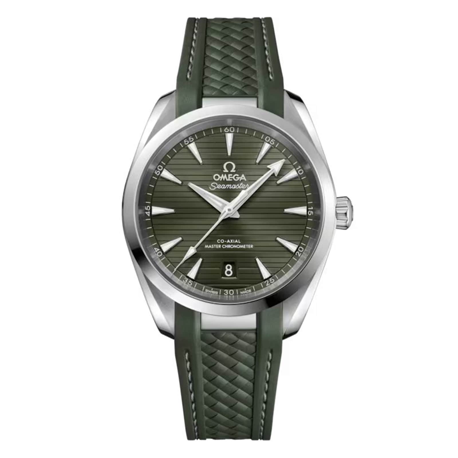 Seamaster Aqua Terra 150M 38mm, Steel on Rubber Strap