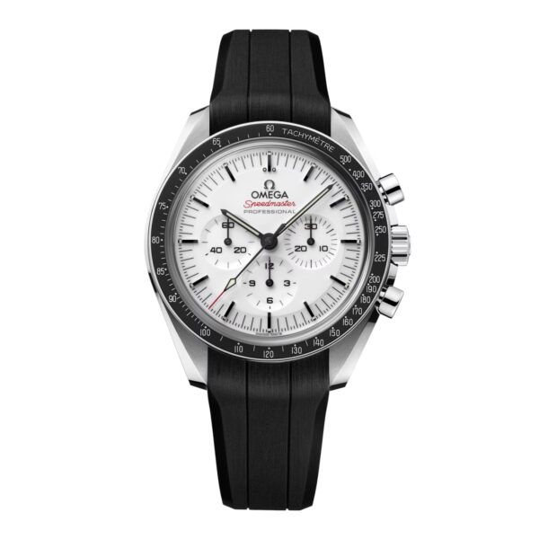 Speedmaster Moonwatch Professional 42mm Mens Watch Black Rubber Strap
