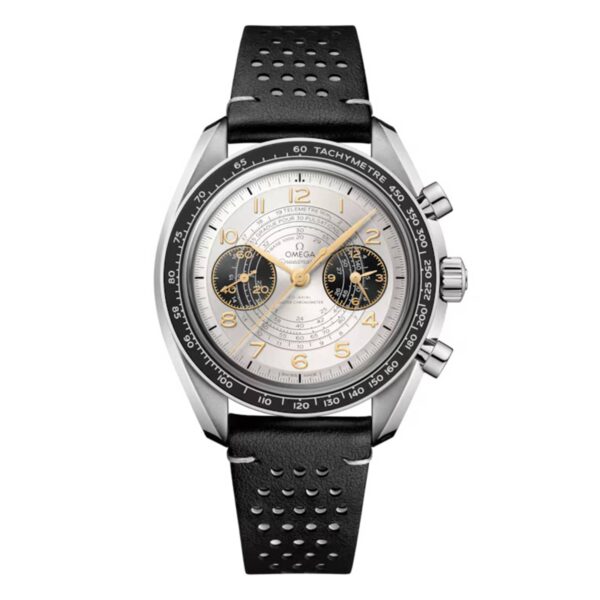 Speedmaster Chronoscope Paris 2024 Olympics 43mm Mens Watch Leather