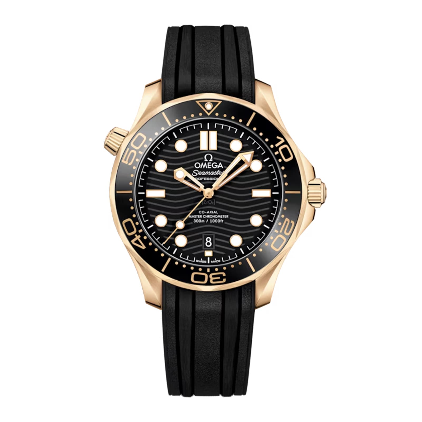 Seamaster Diver 300M Automatic 42mm Mens Watch Yellow Gold
