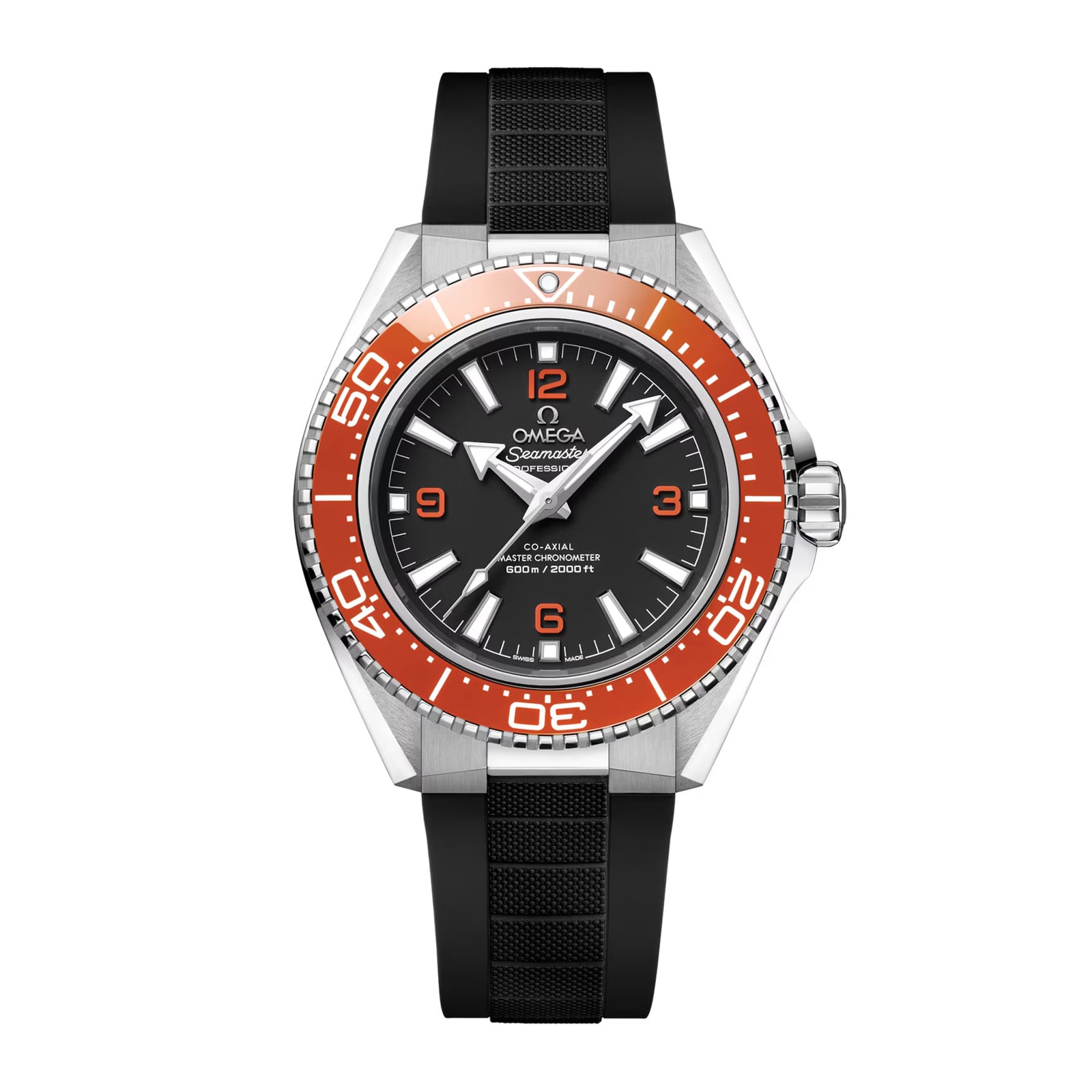Seamaster Planet Ocean 600M 42mm Mens Watch Black Rubber Strap