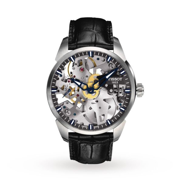 Complications Squelette Skeleton 43mm Mens Watch Silver