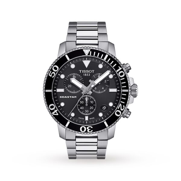 Seastar 45.5mm Mens Watch Black