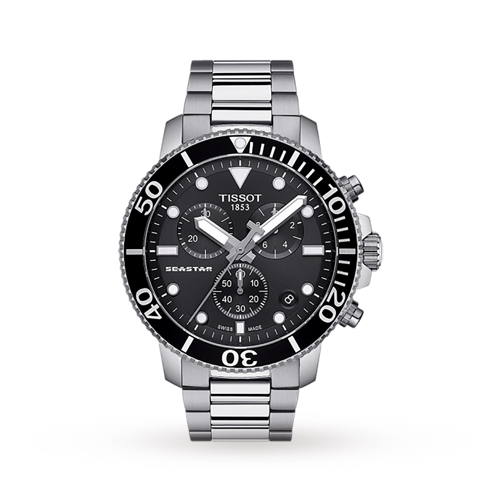 Seastar 45.5mm Mens Watch Black