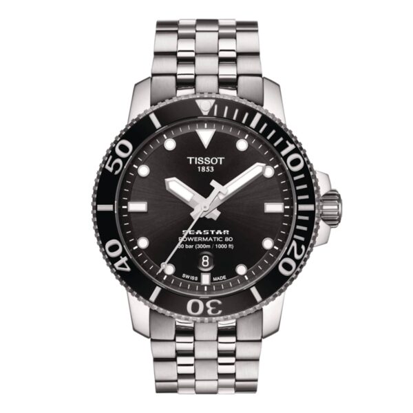 Seastar 1000 43mm Mens Watch Black