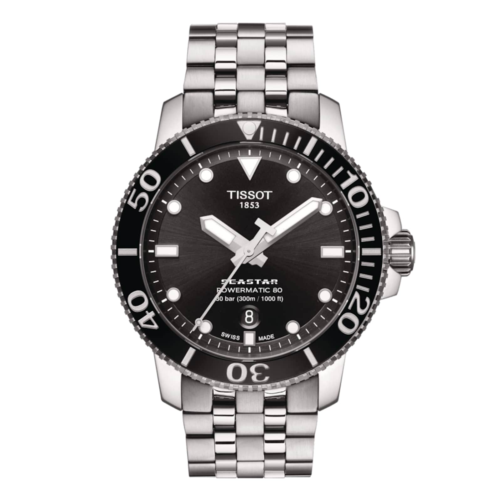 Seastar 1000 43mm Mens Watch Black