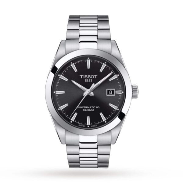 Gentleman Powermatic 80 Silicium 40mm Mens Watch Black