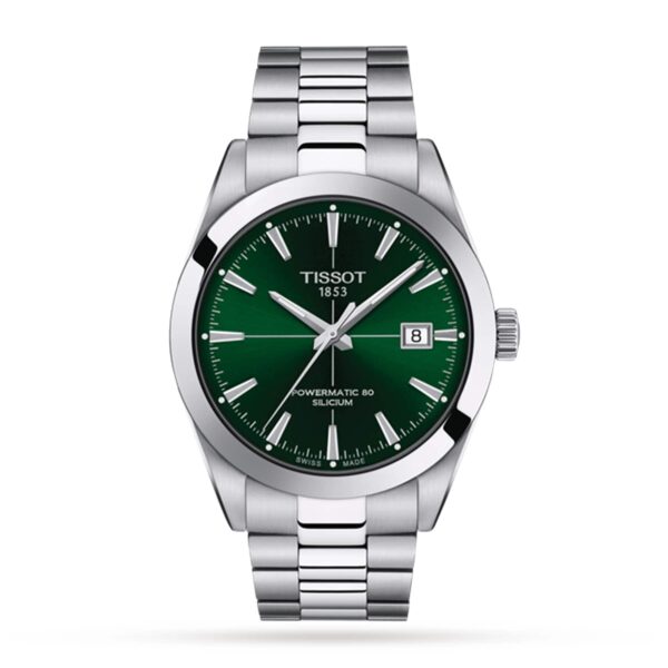 Gentleman Powermatic 80 Silicium 40mm Mens Watch Green