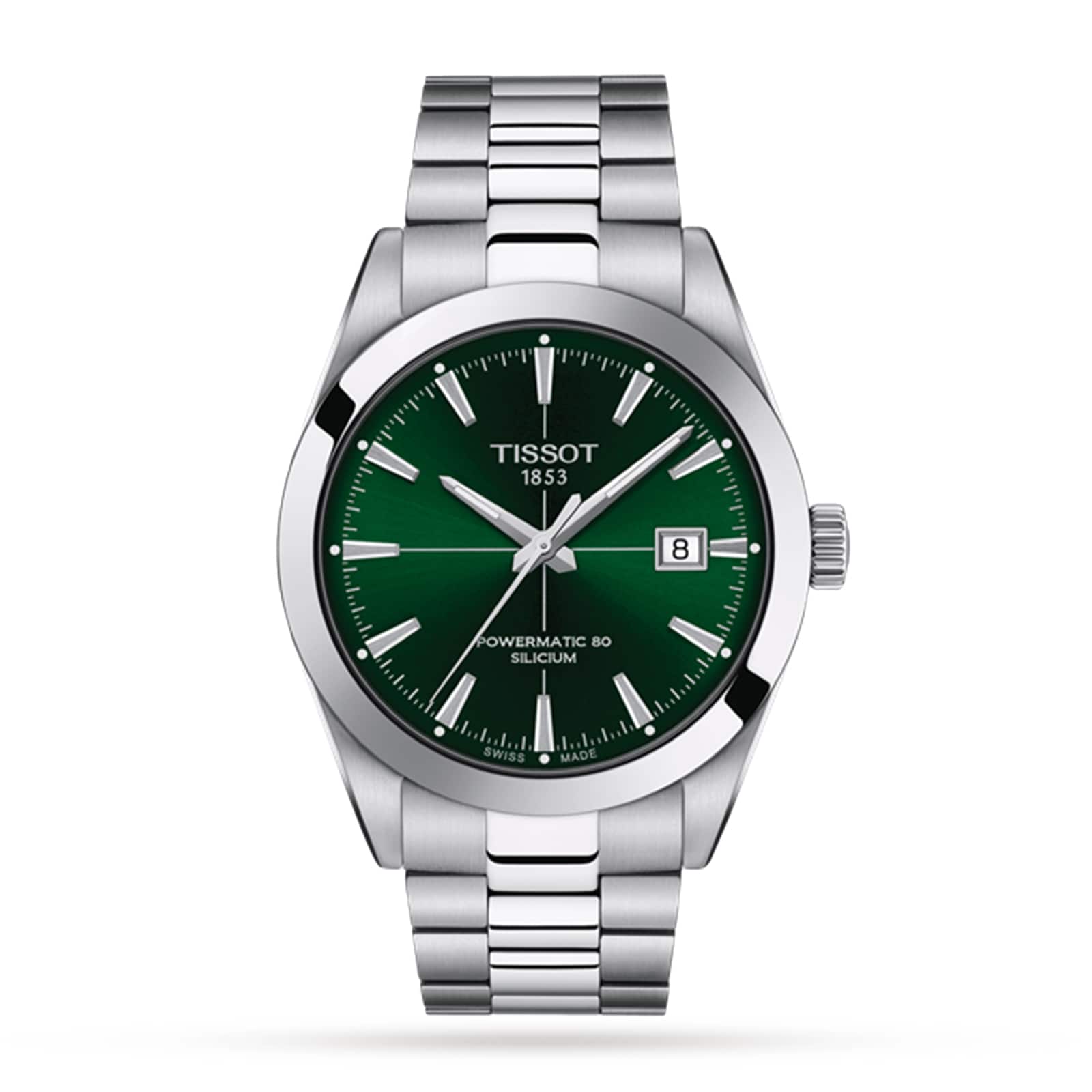 Gentleman Powermatic 80 Silicium 40mm Mens Watch Green