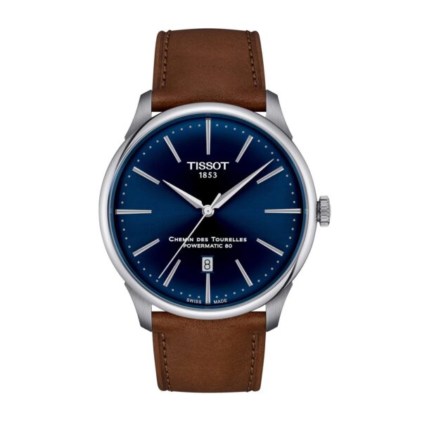Chemin Des Tourelles Powermatic 80 42mm Mens Watch Blue