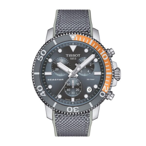 Seastar 1000 Chronograph 45.5mm Mens Watch Grey