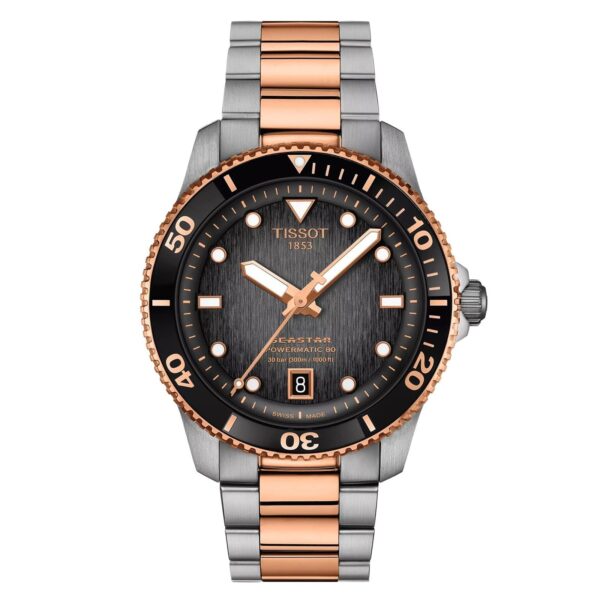 Tissot Seastar 1000 Powermatic 80 40mm Mens Watch Grey