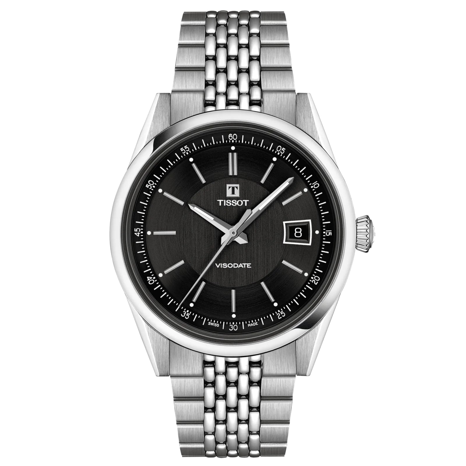 Visodate 39mm Mens Watch Black