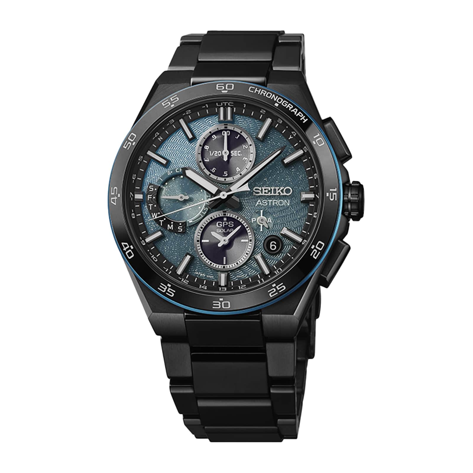 Astron GPS Solar ‘Spiral Galaxy’ Limited Edition 43.5mm Mens Watch Blue