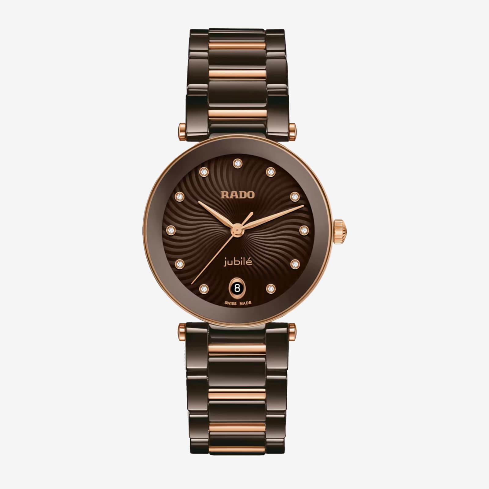 LaCoupole Diamonds 31mm Ladies Watch Brown