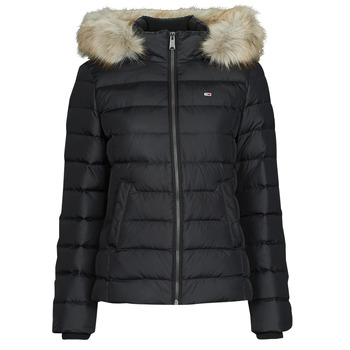 Tommy Jeans  TJW BASIC HOODED DOWN JACKET  women's Jacket in Black