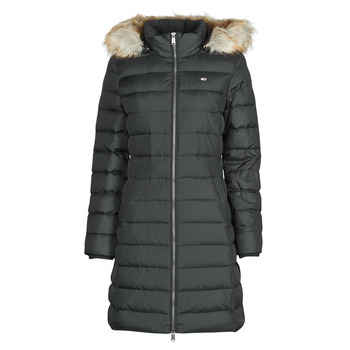 Tommy Jeans  TJW ESSENTIAL HOODED DOWN COAT  women's Jacket in Black