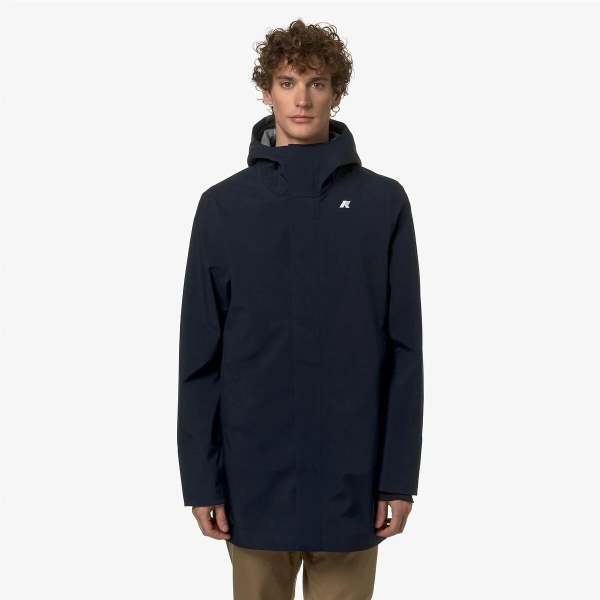 Tommy Bonded Jersey Long Parka
