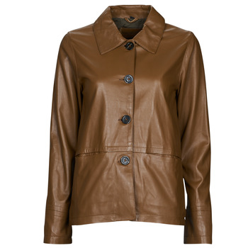 Oakwood  NANCY  women's Leather jacket in Brown