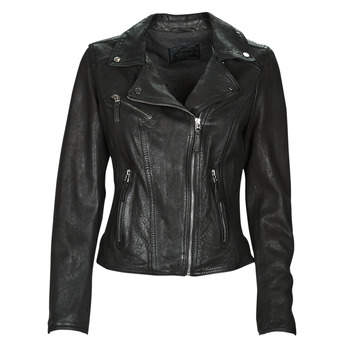 Oakwood  CLIPS 6  women's Leather jacket in Black