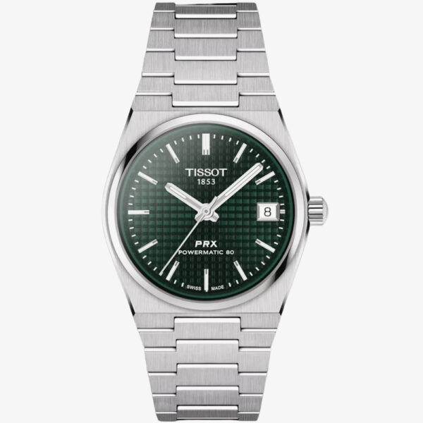 Tissot Ladies PRX Powermatic 80 Green Dial Watch T137.207.11.091.00