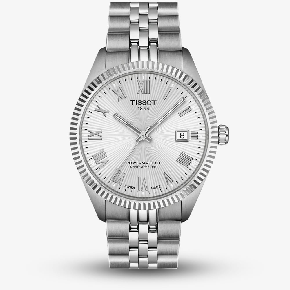 Tissot Mens Ballade Powermatic 80 Silver Dial Watch T156.408.11.033.00