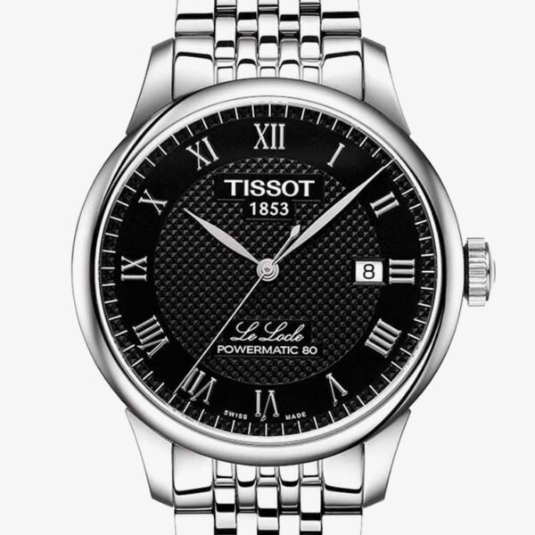 Tissot Mens T-Classic Le Locle Powermatic 80 Bracelet Watch T006.407.11.053.00